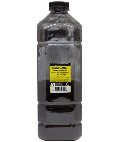 Тонер Hi-Black Универсальный для Samsung  Xpress M2022 (ML-2160), Тип 3.1, Bk, 500 г, канистра