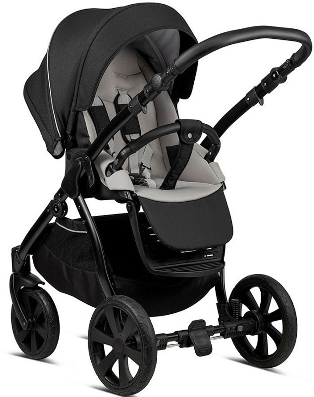 Детская коляска Noordi Fjordi 3 в 1 с автокреслом Terra Edusky Black 1132815/1302815 Black
