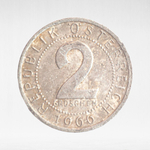 Austria, 2 Groschen, 1966, F