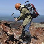 Кирка MINI 400 г, фибергласовая обрезиненная рукоятка 385 мм Matrix, 21828