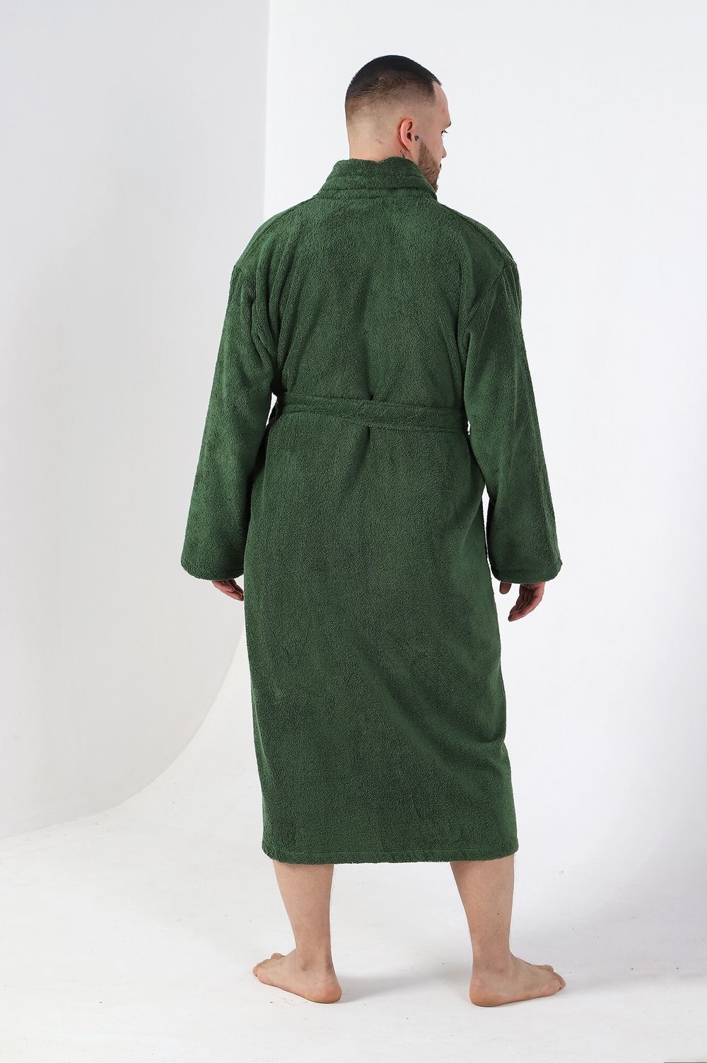 Халат мужской Комфорт-4 Виотекс ЗЕЛЁНЫЙ