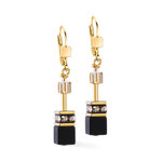 Серьги Coeur de Lion Black-Gold 4018/20-1316