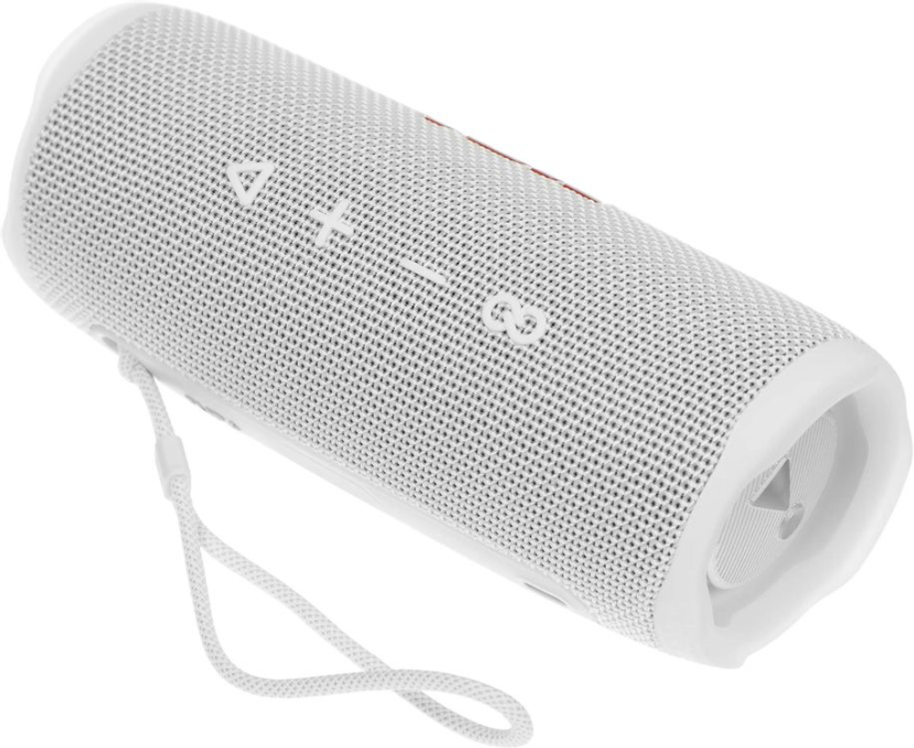 Колонка портативная JBL Flip 6, 30Вт, белый [jblflip6wht]