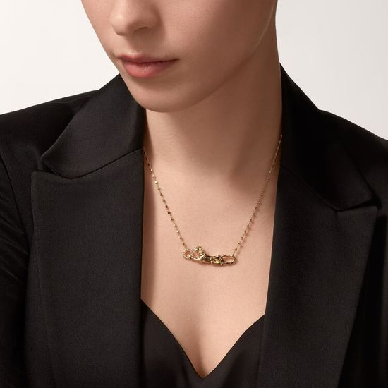 Подвеска Panthere de Cartier с бриллиантами