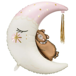 Шар Фольгированный Мишка на луне (Ассорти)