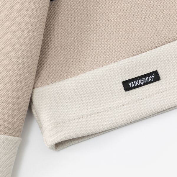 Поло песочный/темно-синий/коричневый - фото 8