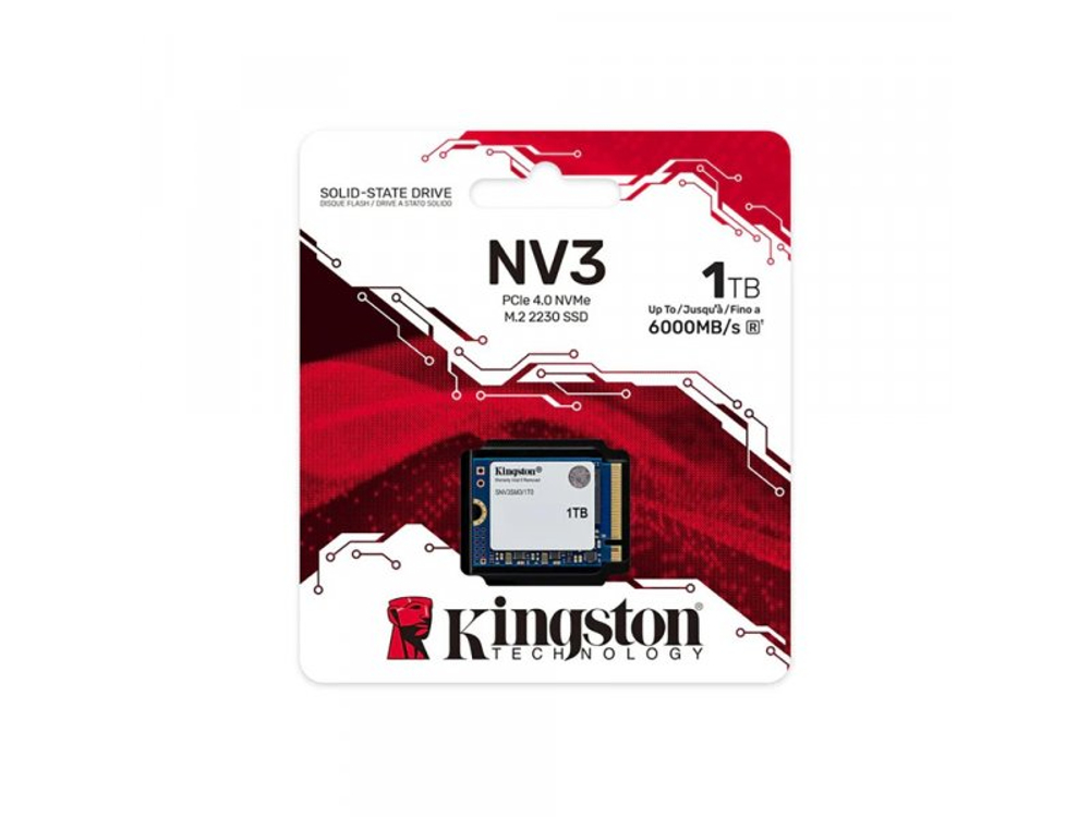 SSD накопитель Kingston SNV3SM3/1T0 1ТБ, M.2 2230, PCIe 4.0 x4, NVMe [SNV3SM3/1T0]
