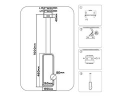 Ambrella Подвесной светодиодный светильник LineTech FL66363