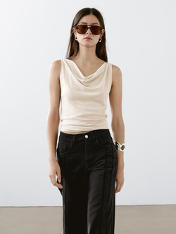 Massimo Dutti Джинсы широкого кроя, черный