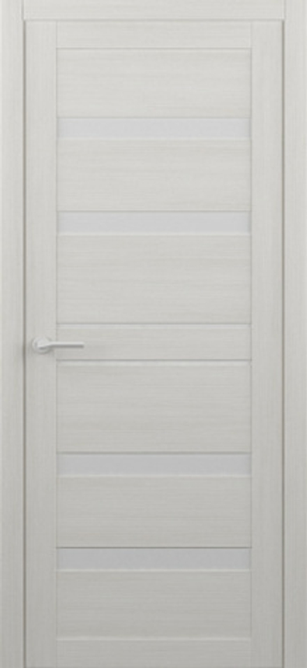 Межкомнатные двери Дрезден, Эко-шпон, Белый кипарис