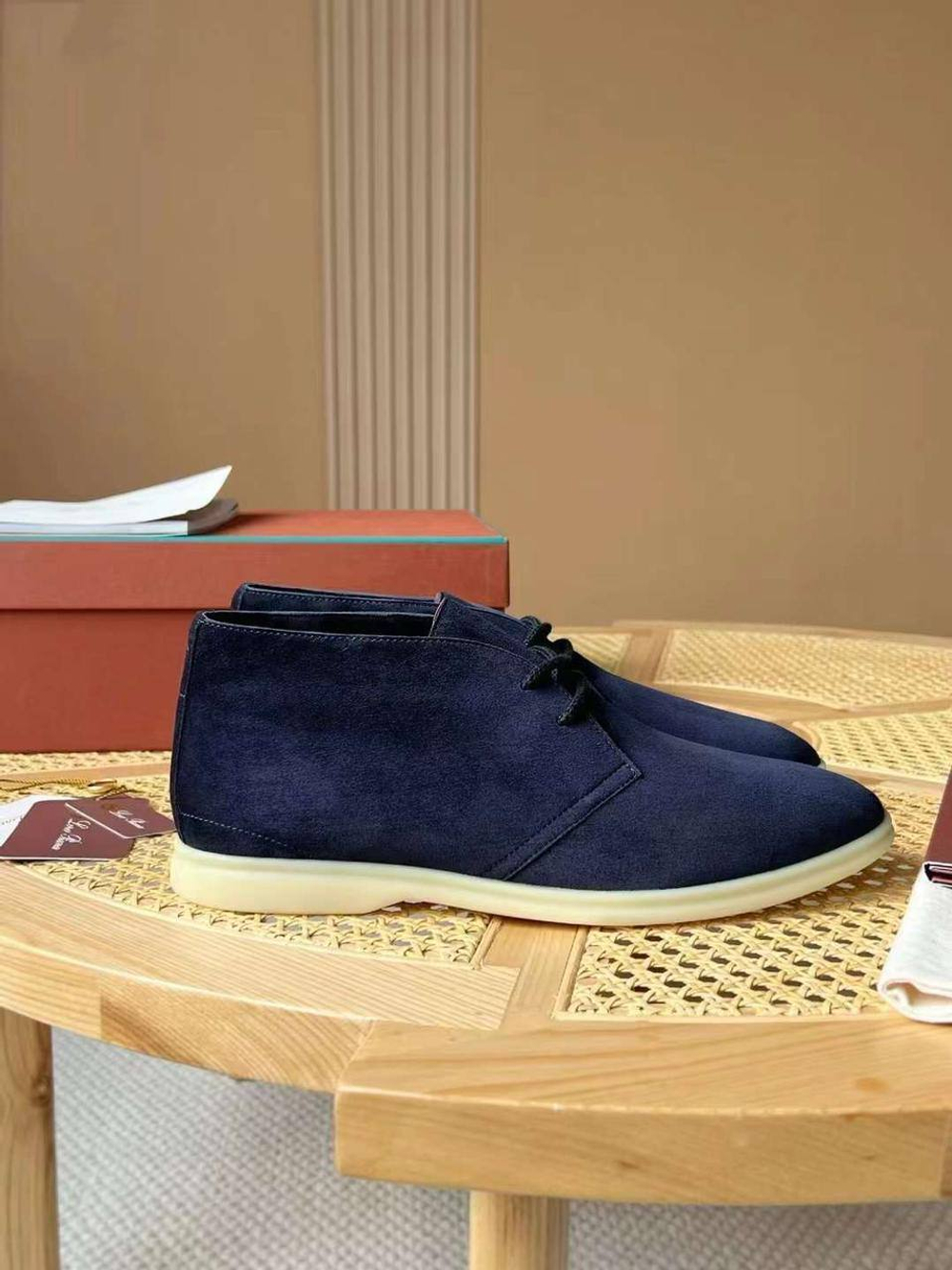 Высокие лоферы Loro Piana