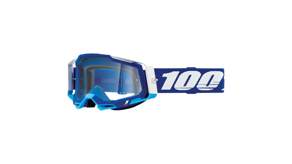 Очки 100% Racecraft 2 Goggle Blue / Clear Lens (50009-00002)