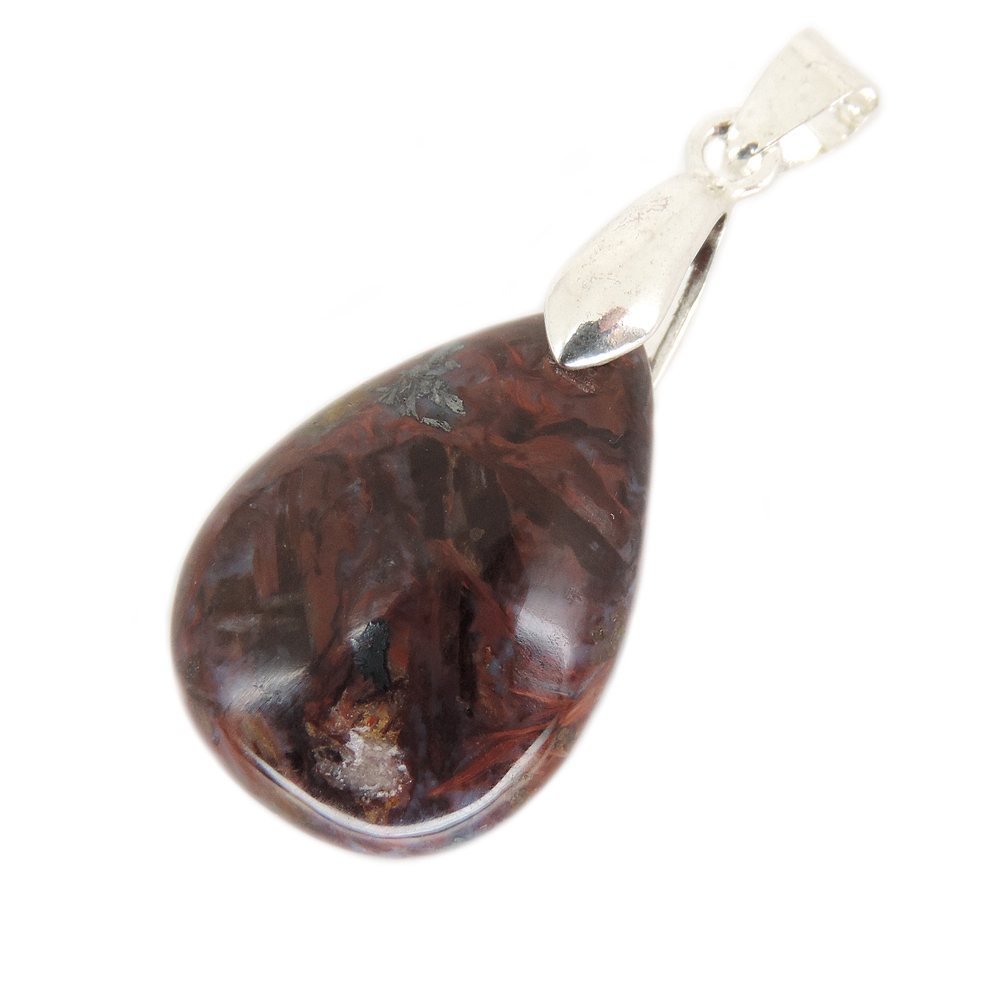 Кулон "Капля" питерсит медно-красный асс.