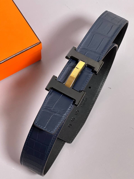 Ремень Hermes из кожи крокодила