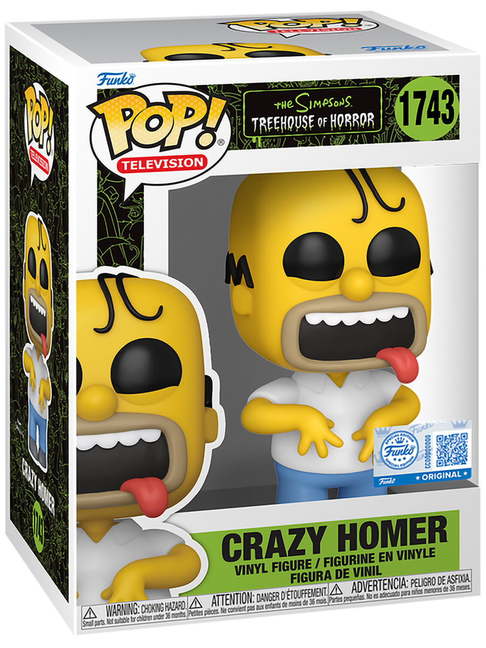 Фигурка Funko POP! TV Simpsons Treehouse Of Horror Crazy Homer SS (Exc) (1743) 87247