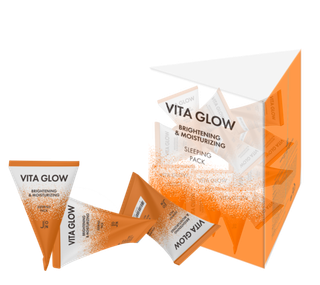 Ночная маска для лица с мультивитаминами Vita Glow Brightening&Moisturizing Sleeping Pack