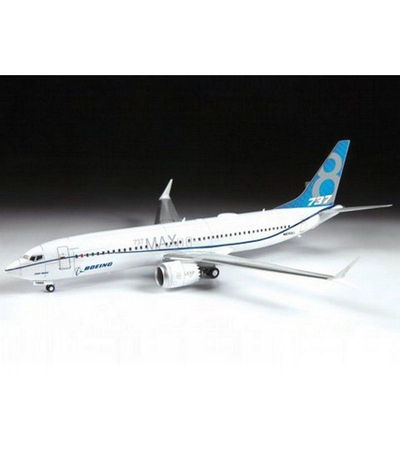 Сборная модель ZVEZDA Пассажирский авиалайнер Боинг 737-8 MAX, 1/144