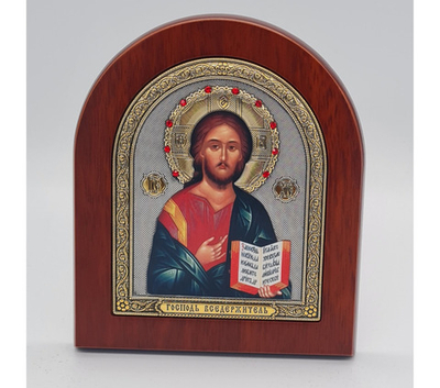 Икона подар. RS 3 DZG-1b Спаситель стразы (КовБ) 10669593