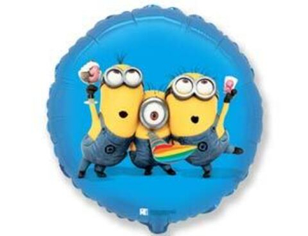 Ф 18" Миньоны на вечеринке/FM