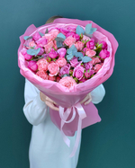 Пионовидная роза микс Бомбастик,15шт(00425)