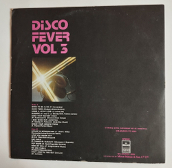 Винтажная виниловая пластинка LP Disco Fever Vol 3 (Греция 1979)