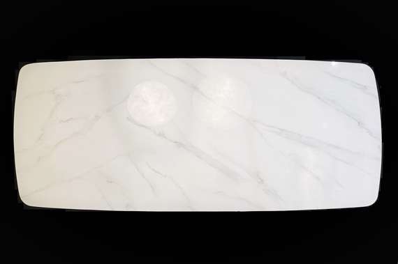 Стол Blevio 200х90 см, белый керамогранит