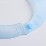 4770808 Нагрудник детский, силиконовый с карманом, цвет голубой