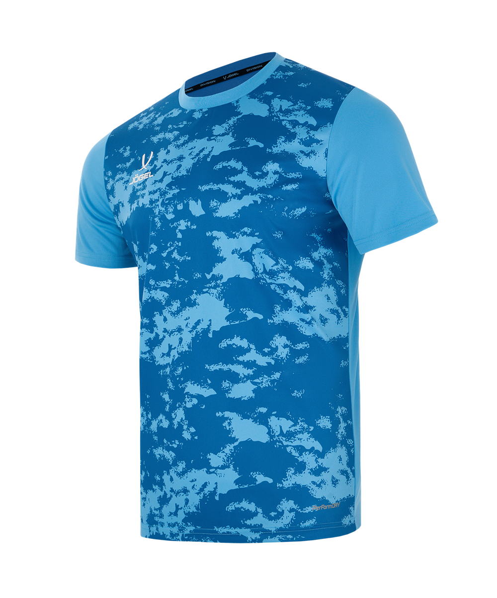 Футболка вратарская DIVISION PerFormDRY SPLASH GK Jersey, голубой, детский