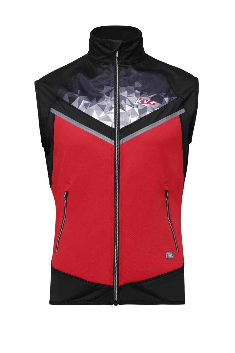 Жилет KV+ PREMIUM unisex black/red/white, 23V148.3