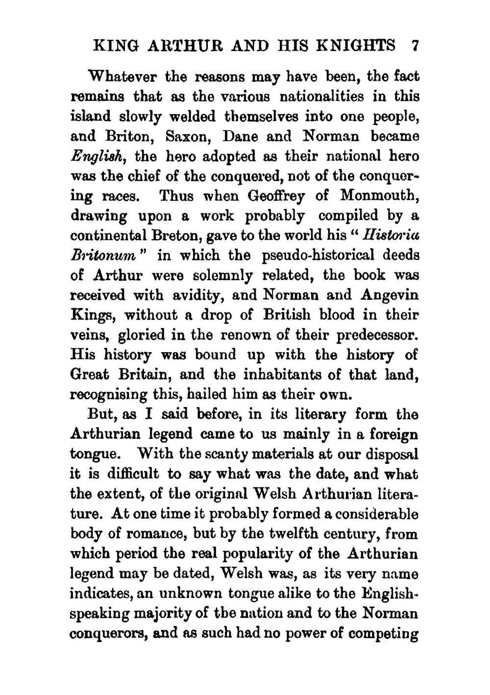 King Arthur and his knights. a survey of Arthurian romance | Jessie Laidlay Weston