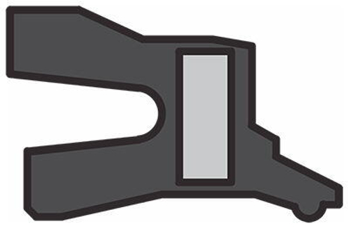 A851-012 Пневматическое комбинированное штоковое уплотнение 22-12-9