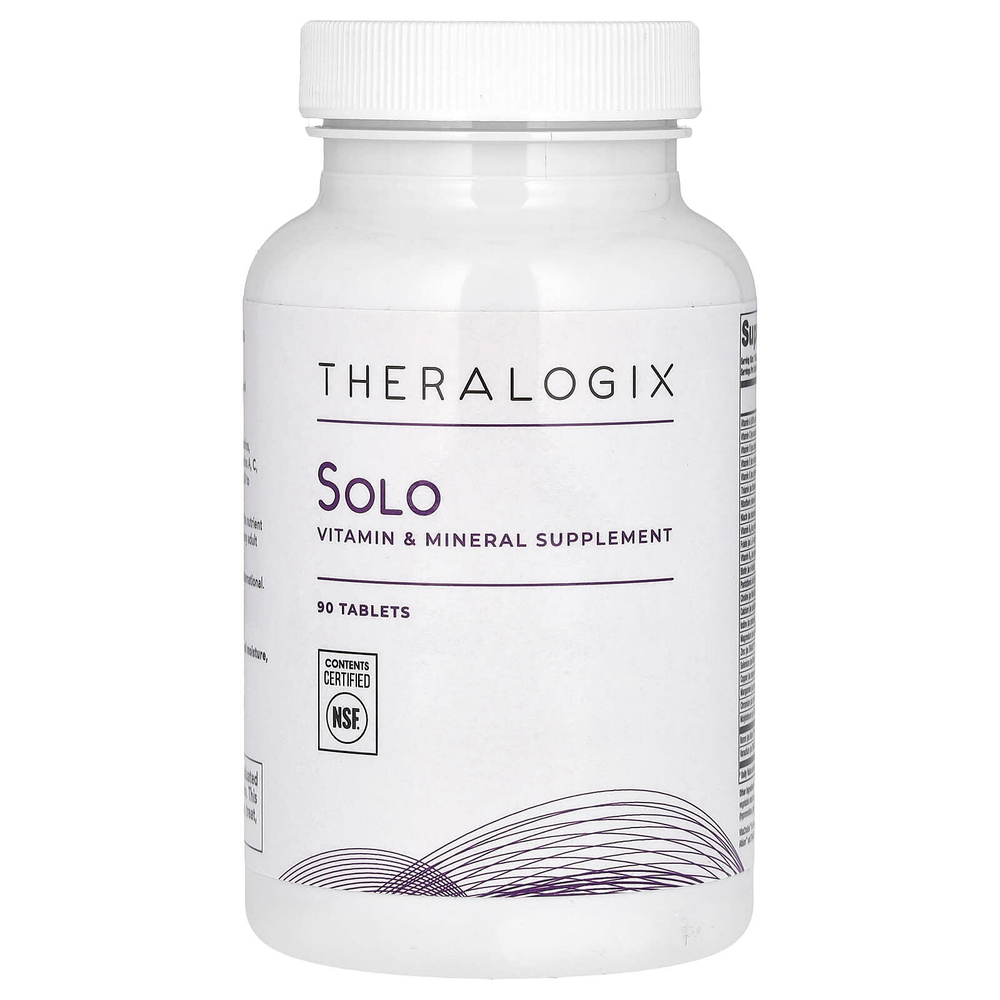 Theralogix, Solo, 90 таблеток