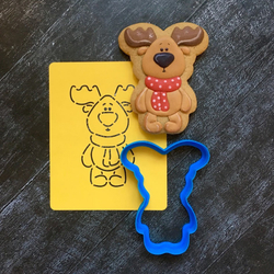 Олень №4 в шарфике