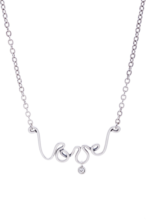 "Баланта" колье в серебряном покрытии из коллекции "Balance" от Jenavi с замком карабин