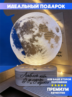 "Чудо света" светильник-ночник "Луна"