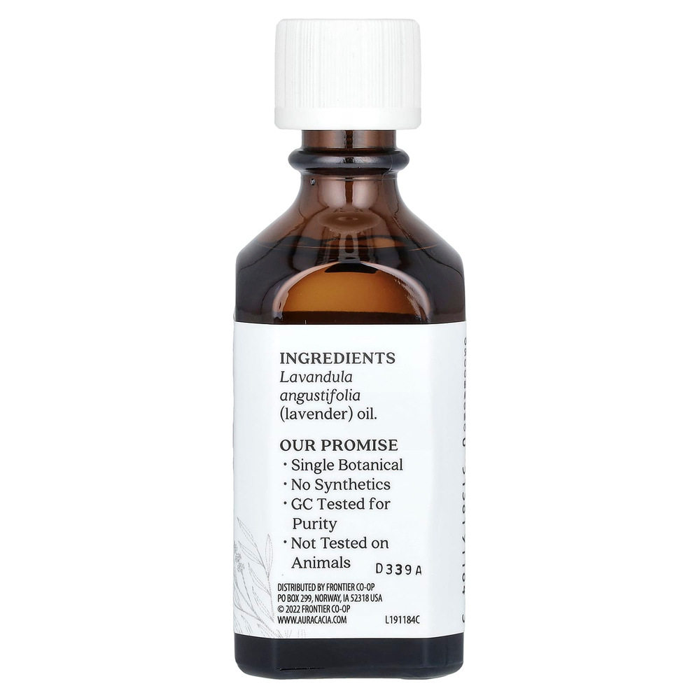 Aura Cacia, Чистое эфирное масло, лаванда, 59 мл (2 жидк. унц.)