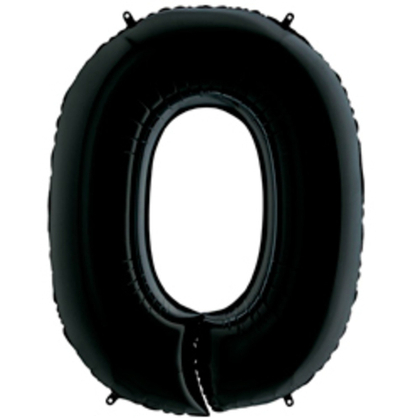 Цифра "0" черный