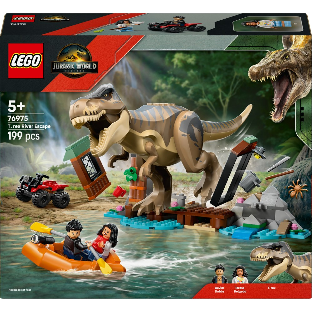 LEGO Jurassic World - Побег по реке от тираннозавра 76975