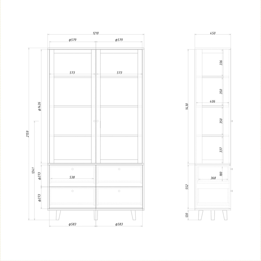 Витрина TW179/2