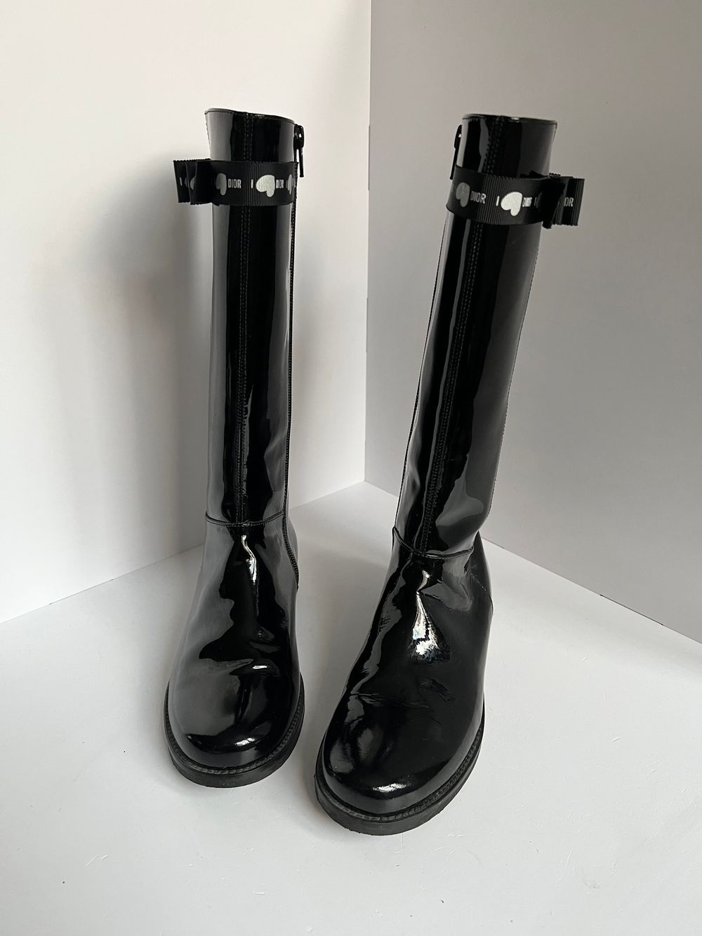 Кожаные сапоги Dior, 35