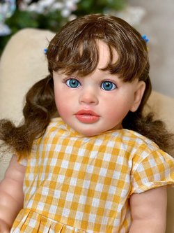 Кукла Реборн мягконабивная 65см в пакете (FA-509)