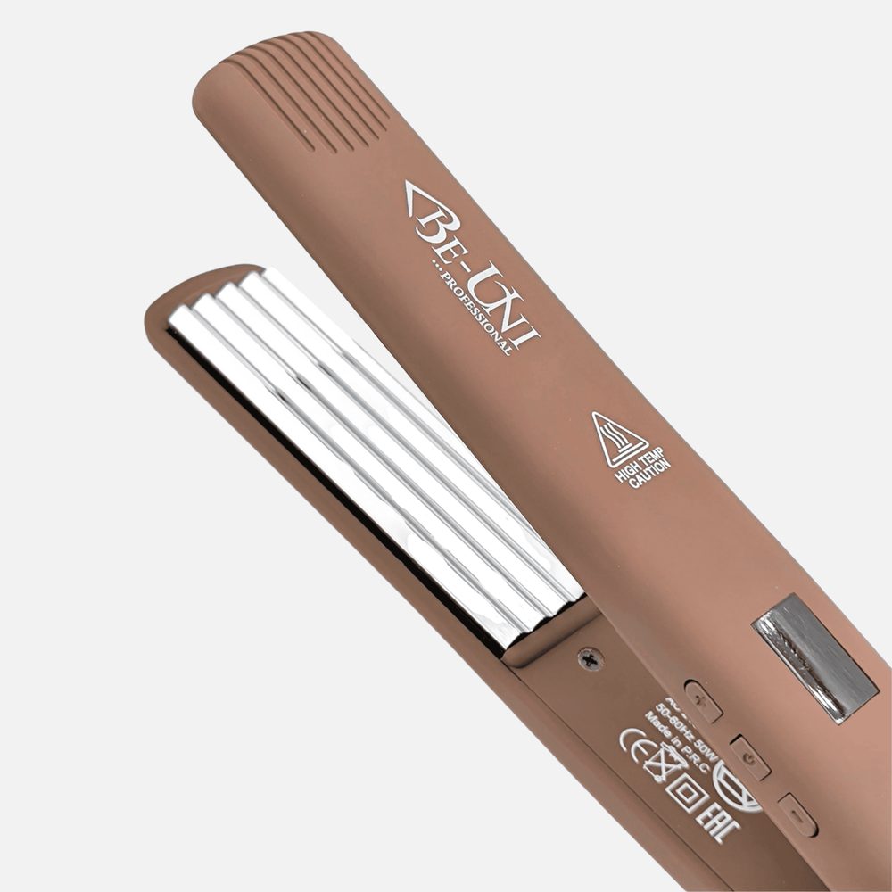 Щипцы-гофре BE-UNI V131 Brown 25 мм титановые 60-230°C