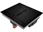 Варочная панель MAUNFELD MIHC604SF2BK индукционная с вытяжкой
