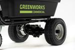Аккумуляторная самоходная садовая тележка Greenwork 82GC, 82v, 106 л, (7400607), без АКБ и ЗУ