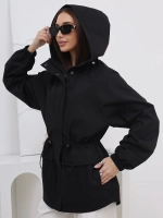 Ветровка удлиненная с капюшоном