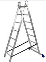 Лестница алюмин.  2секц*  7ступеней (2,01м-3,13м) / МОНТАЖНИК