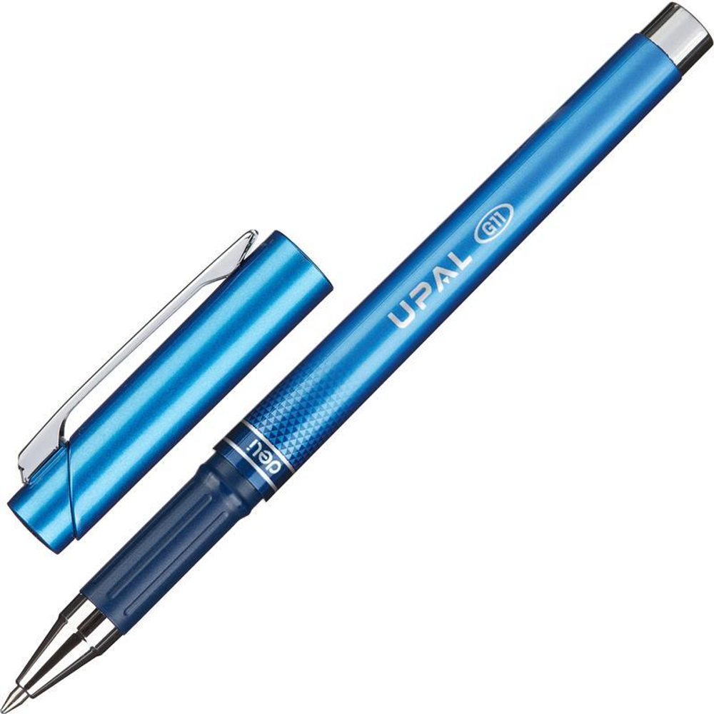 Ручка гелевая Deli "EG11-BL Upal" синяя, 0,35мм