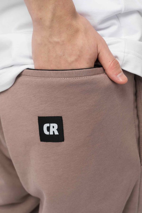 Штаны Basic Summer бежевые темные - фото 5