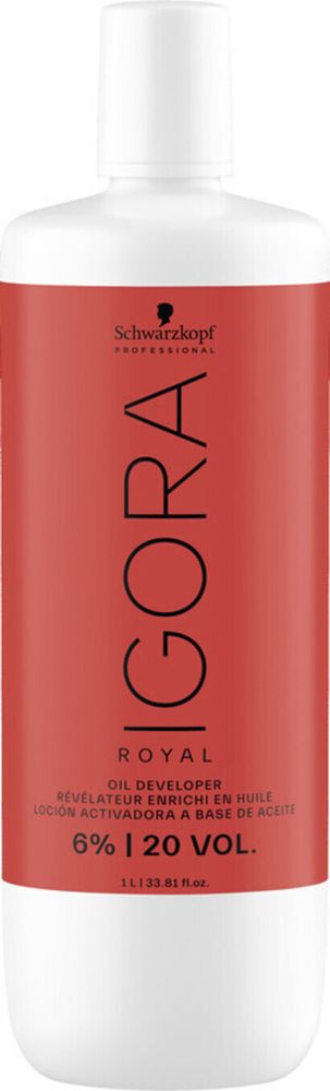 Schwarzkopf Professional Igora Royal 6% - Лосьон-окислитель на масляной основе  1000 мл