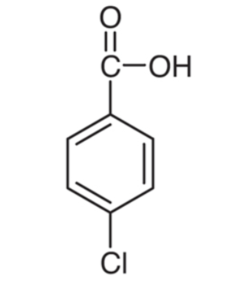 п-хлорбензойная кислота - формула